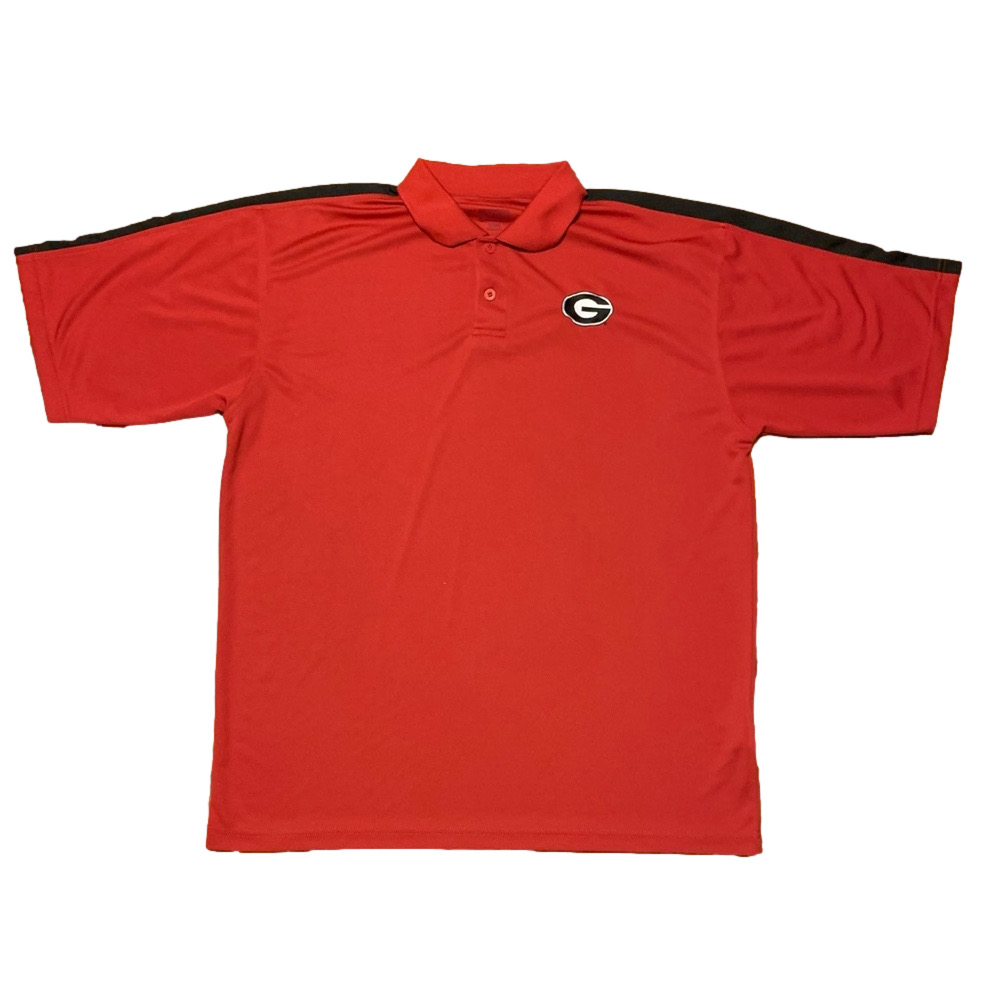 UGA Embroidered ‘G’ Button Up Shirt